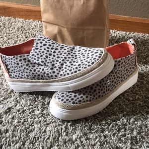 Hey Dude leopard shoes